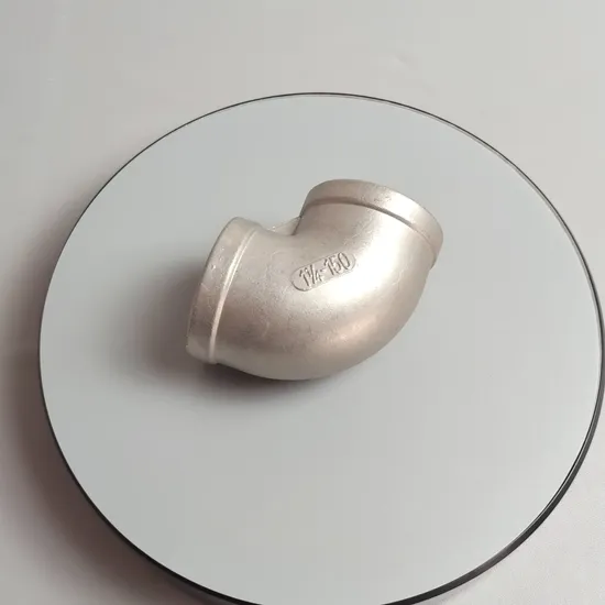 Stainless Steel 316 Threaded 90 Degree Elbow Female Pipe Fittings (150lbs)